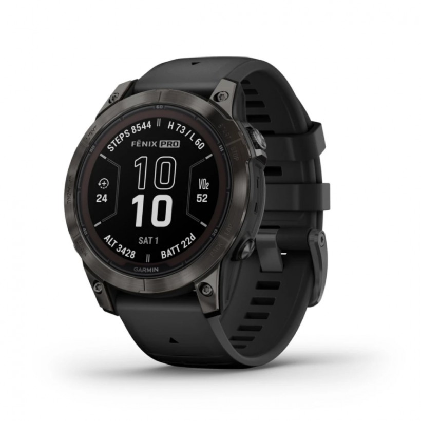 Garmin Fenix 7 Pro Zafiro Solar Edition Titanio Negro