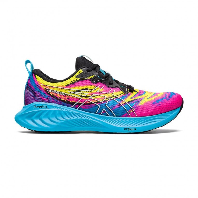 Zapatillas Asics Gel Cumulus 25 Rosa Azul AW23 Envio Gratis