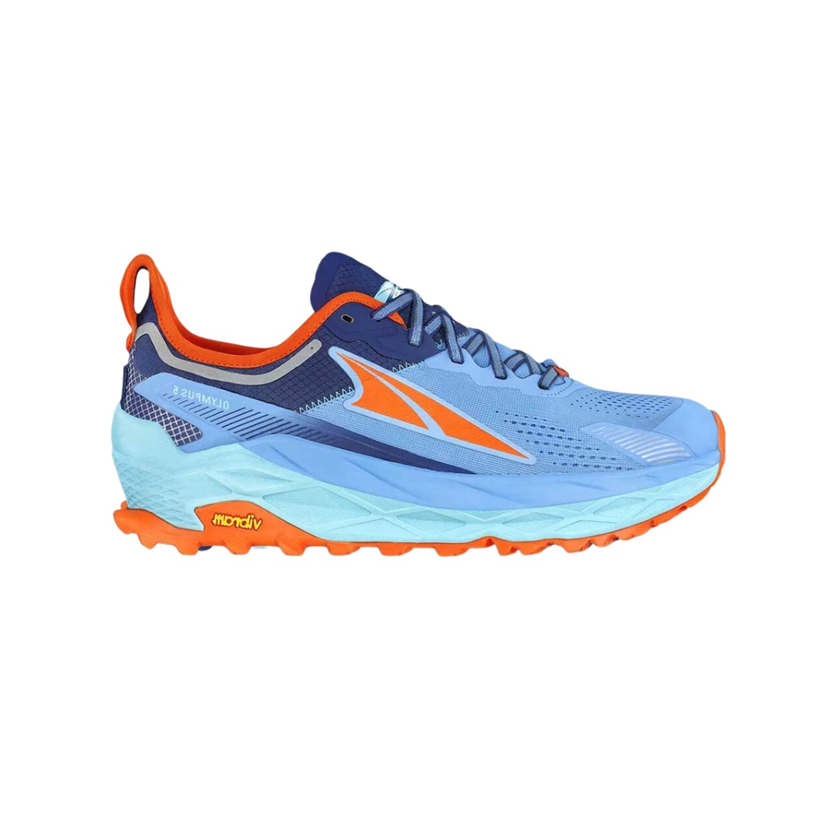 Schuhe günstig Kaufen-Altra Olympus 5 Schuhe Blau Orange AW23, Größe 42,5 - EUR. Altra Olympus 5 Schuhe Blau Orange AW23, Größe 42,5 - EUR <![CDATA[Eigenschaften Altra Olympus 5 Trail-Schuhe
 Die Altra Olympus 5-Schuhe sind ein Trailrunning-Modell, bei dem 
