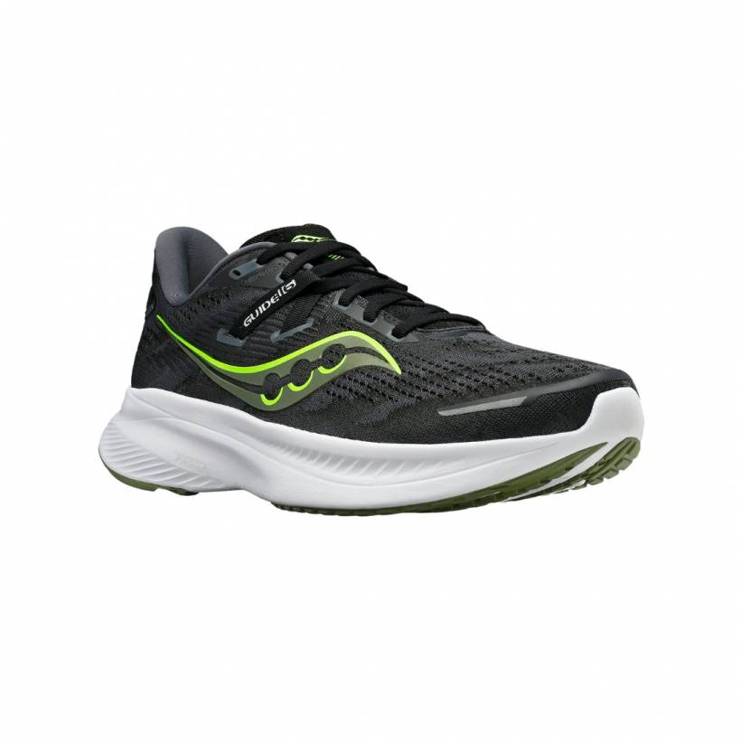 Zapatillas Saucony Guide 16 Negro Verde