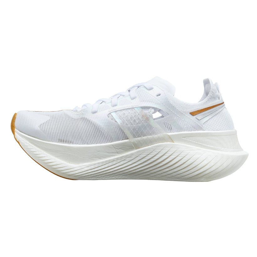 Ténis Saucony Endorphin Elite Branco Dourado
