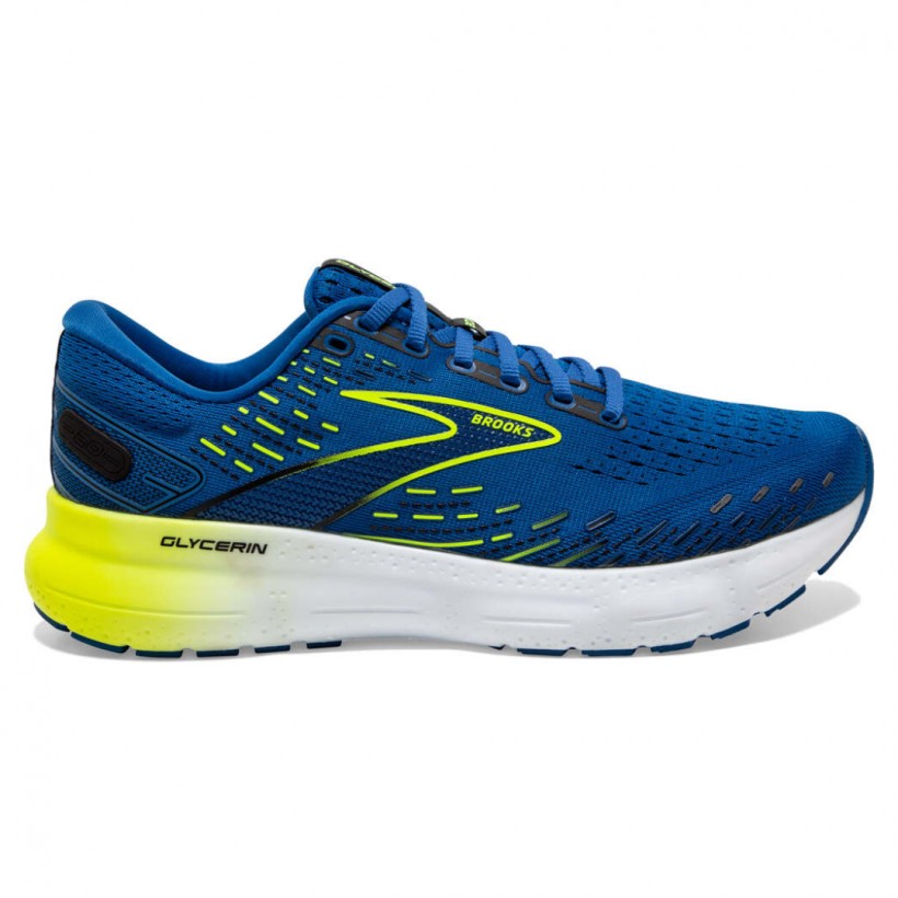 Shoes Brooks Glycerin 20 Blue Yellow SS23
