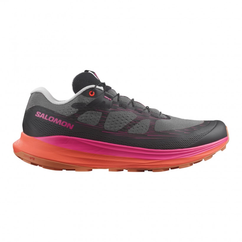 Chaussures Salomon Ultra Glide 2 Noir Rose