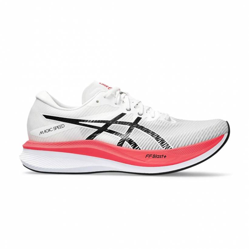 Scarpe Asics Magic Speed 3 Bianco Rosso