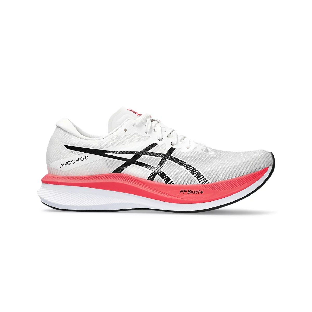Zapatillas Asics Magic Speed 3 Blanco Rojo AW23