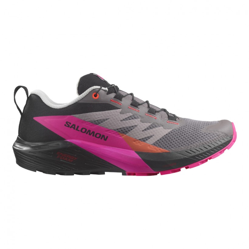 Salomon Sense Ride 5 Schuhe Grau Rosa AW23
