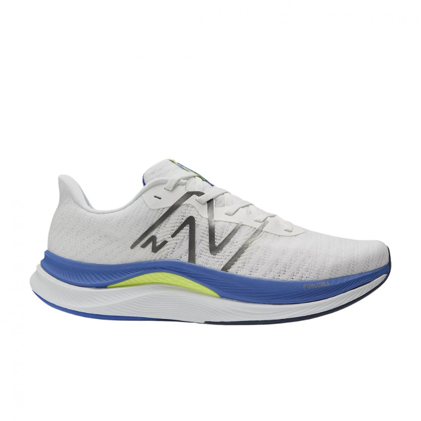 New Balance FuelCell Propel v4 White Blue Yellow  Sneakers