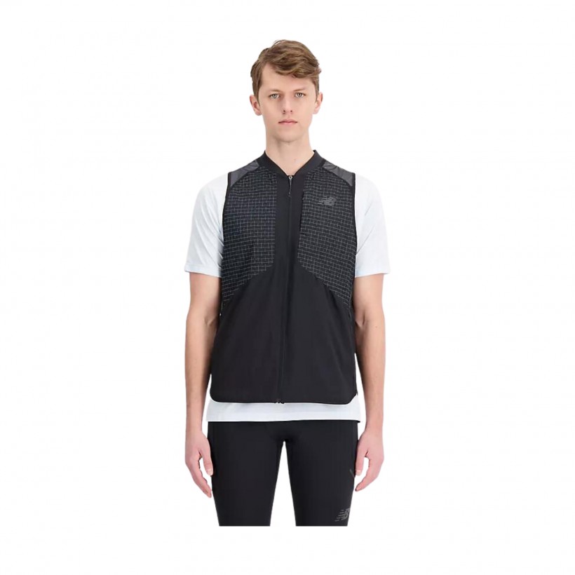 Jacke New Balance Impact Run Luminous Schwarz
