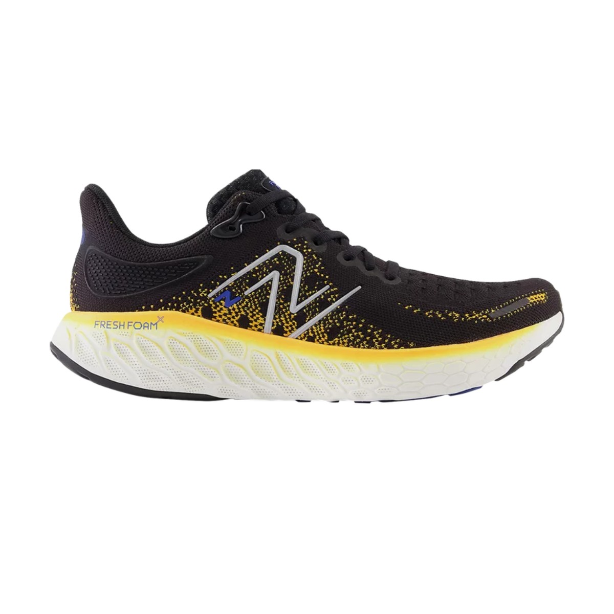 Zapatillas New Balance Fresh Foam X 1080v12 Negro Amarillo AW23