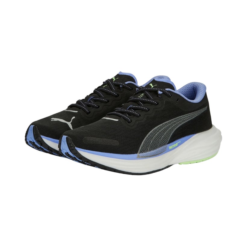 Scarpe Puma Deviate Nitro 2 Nero Blu da Donna