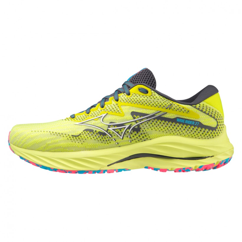 Sapatilhas Mizuno Wave Rider 27 Verde Branco