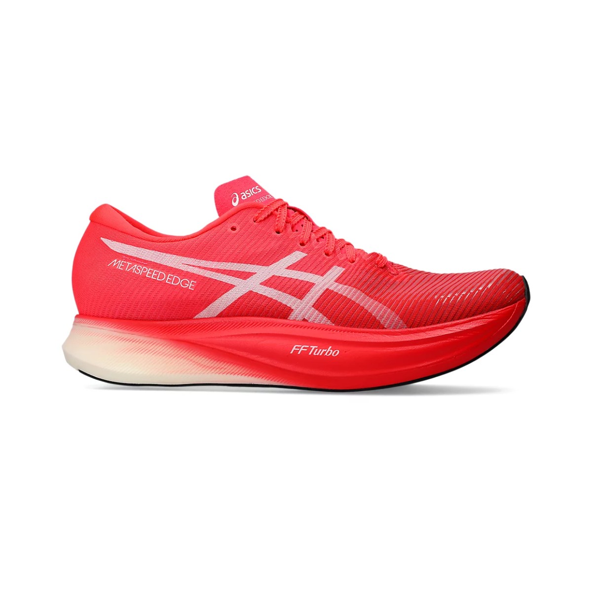 Scarpe da corsa Asics Metaspeed Edge rosso bianco AW23. Il miglior prezzo