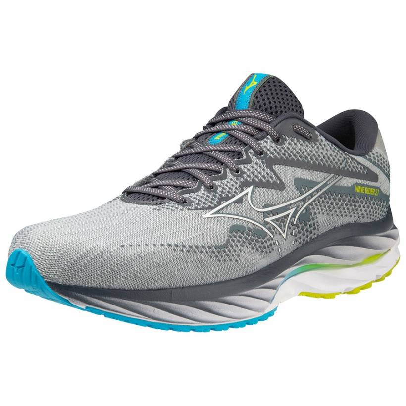 Shoes Mizuno Wave Rider 27 Grey White
