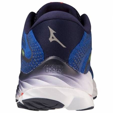 Zapatillas Mizuno Wave Rider 27 Azul Blanco