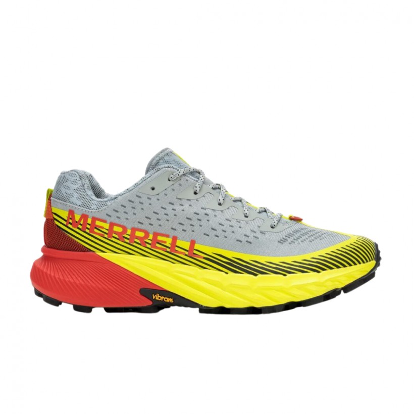 Shoes Merrell Agility Peak 5 Grey Yellow