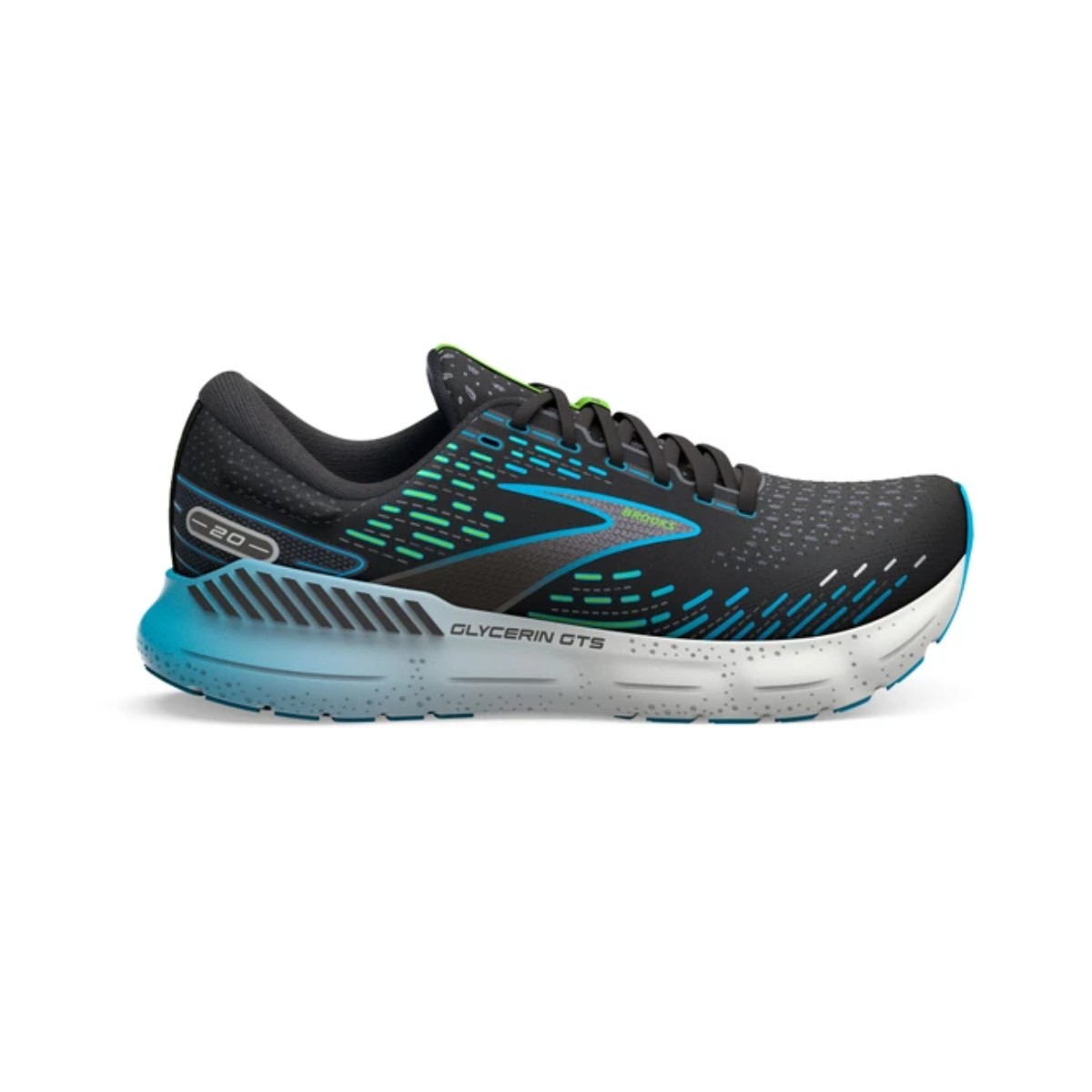 Zapatillas Brooks Glycerin GTS 20 Negro Azul