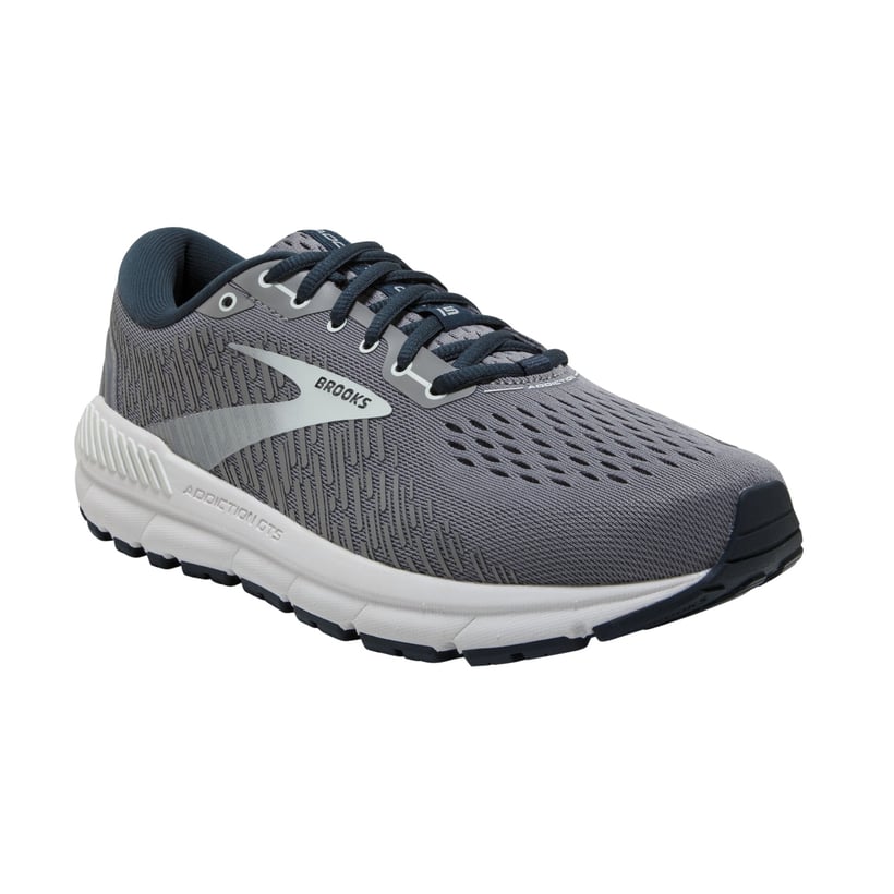 Brooks Addiction GTS 15 Grijze hardloopschoenen...