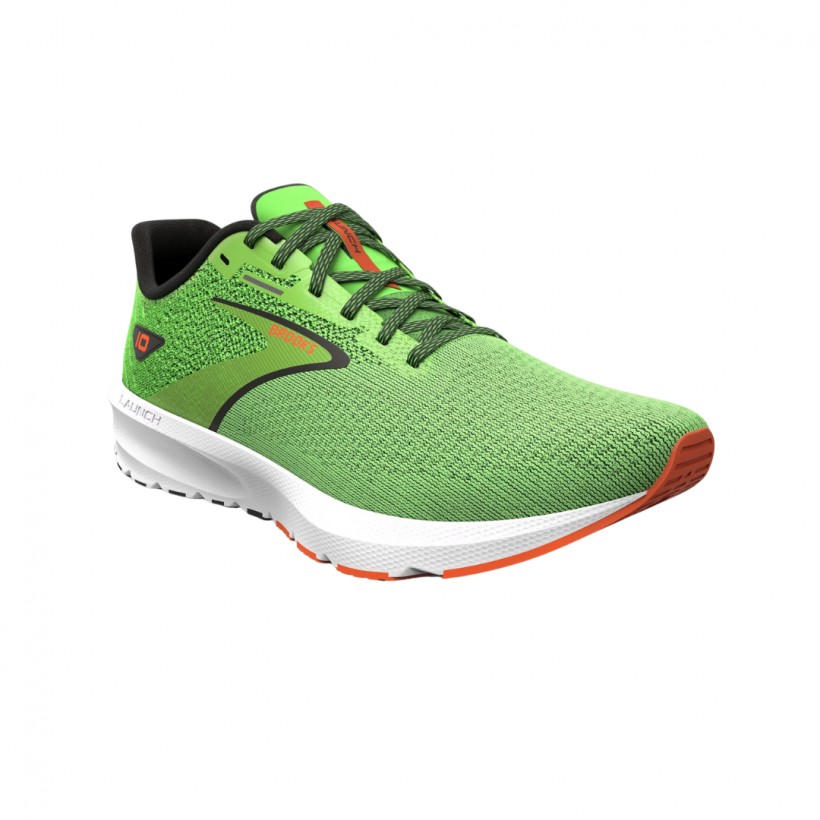 Brooks Launch 10 Green White AW23 Shoes