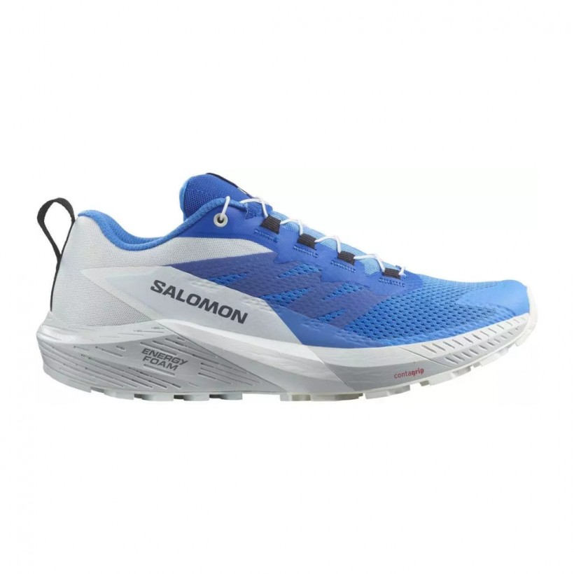 Sapatos femininos Salomon Sense Ride 5 azul branco AW23