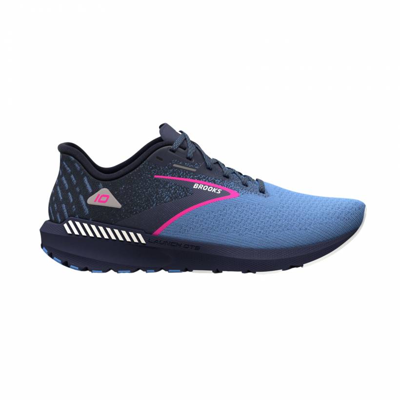 Scarpe Brooks Launch GTS 10 Nero Blu  Donna