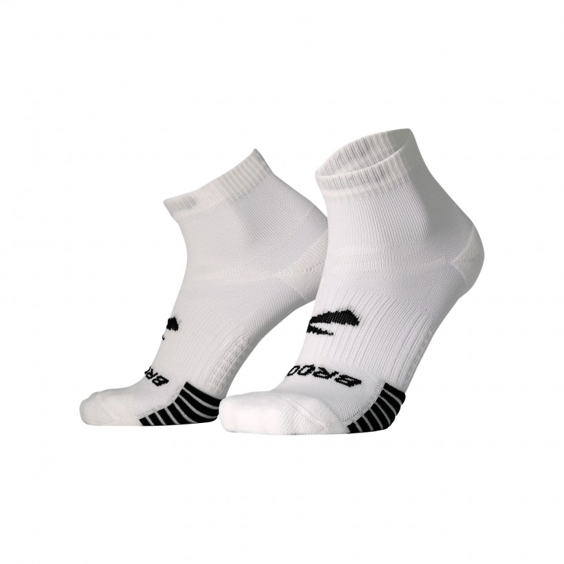 Meias Brooks Ghost Lite Quarter 2-Pack Branco