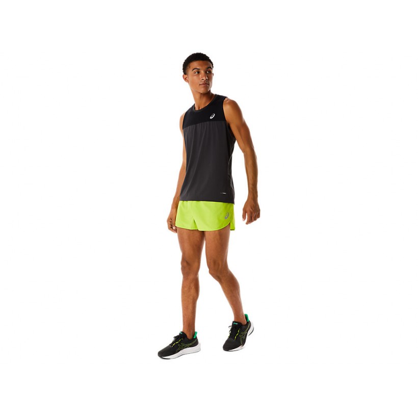 Spodenki Asics Core Split Short Lime Zest