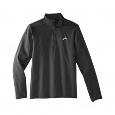 Brooks Run Long Sleeve Shirt 1/2 Zip Black