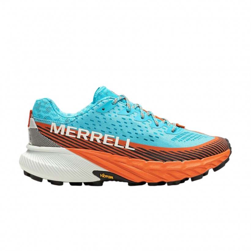 Shoes Merrell Agility Peak 5 Blue Orange  Women's
