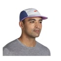 Brooks Lightweight Packable Hat White Blue
