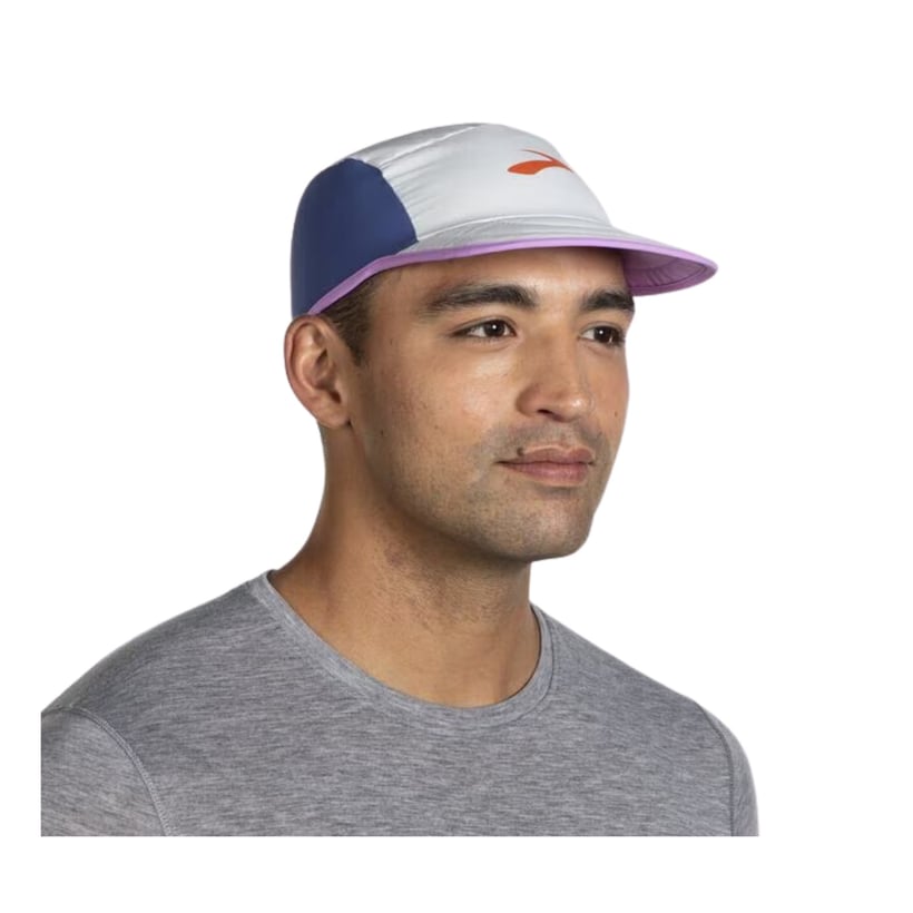 Boné dobrável Brooks Branco Azul