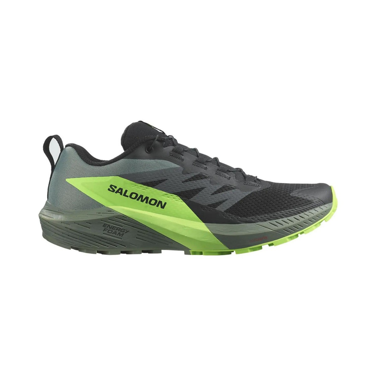 45 x  günstig Kaufen-Schuhe Salomon Sense Ride 5 Schwarz Grün AW23, Größe EU 45 1/3. Schuhe Salomon Sense Ride 5 Schwarz Grün AW23, Größe EU 45 1/3 <![CDATA[Salomon Sense Ride 5 Schuhe Grau Gelb SS23 Er passt sich leicht an eine Vielzahl von Terr