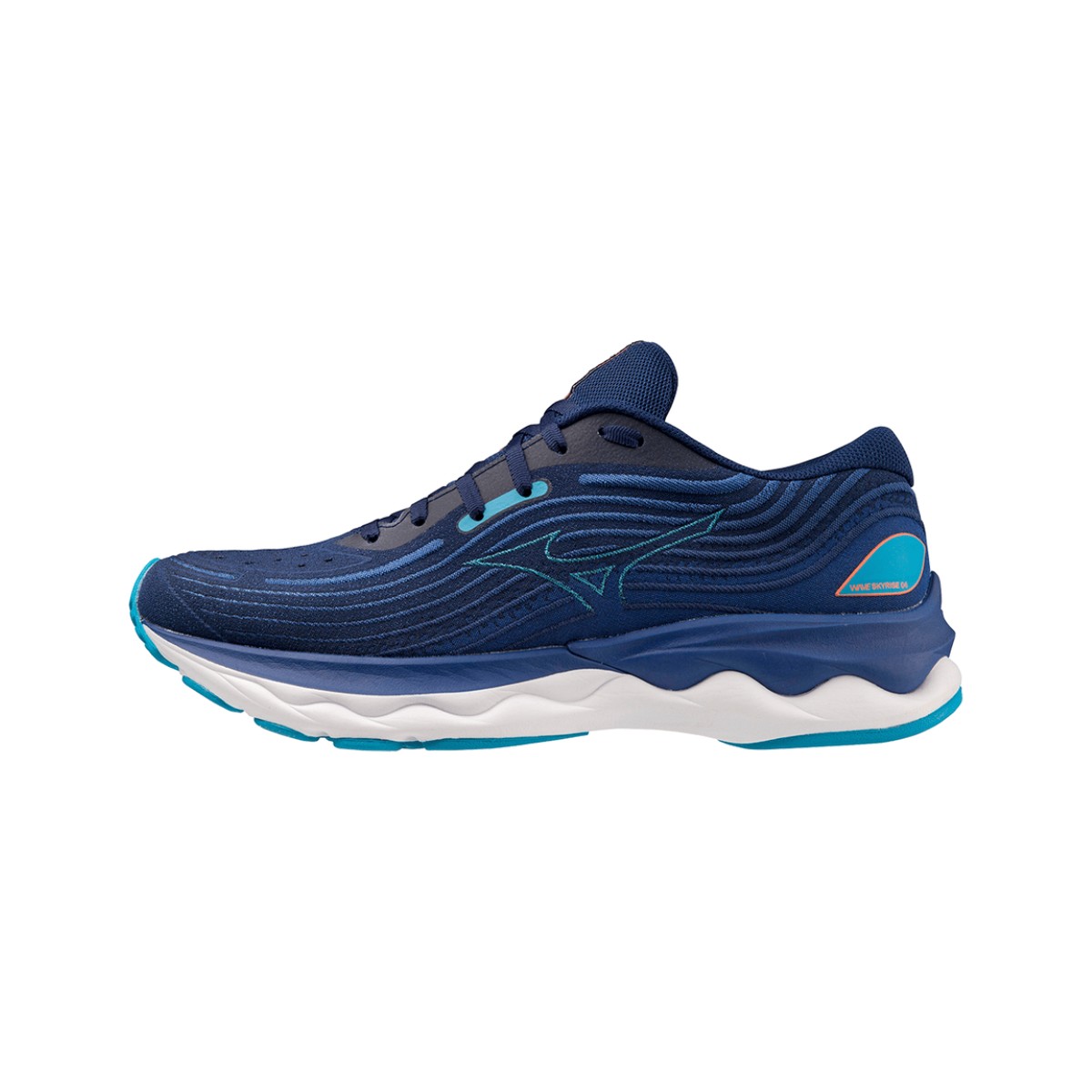 Schuhe günstig Kaufen-Schuhe Mizuno Wave Skyrise 4 Schwarz Blau, Größe 42 - EUR. Schuhe Mizuno Wave Skyrise 4 Schwarz Blau, Größe 42 - EUR <![CDATA[MIZUNO WAVE SKYRISE 4: ENTWICKELT FÜR TÄGLICHE LÄUFER In diesem Schuh, der für reibungslose Läufe entwic