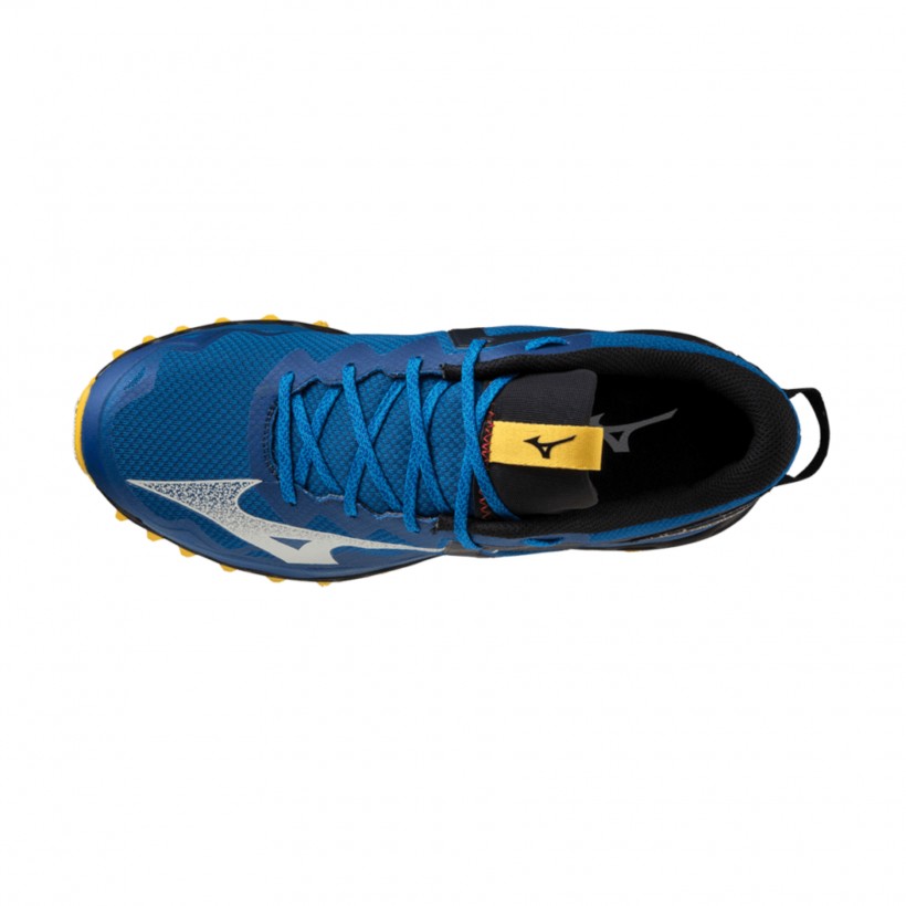 Zapatillas Mizuno Wave Daichi 7 azul amarillo hombre