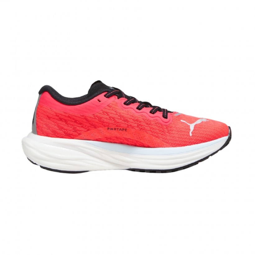 Zapatos puma rojos de mujer negro on sale