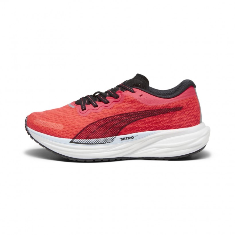 Sapatilhas Puma Deviate Nitro 2 Vermelho Preto Mulher