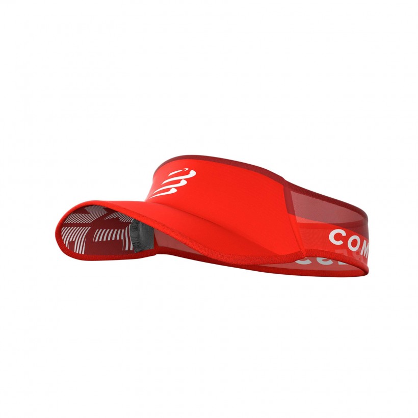 Compressport Ultralight Visier Rot Weiß