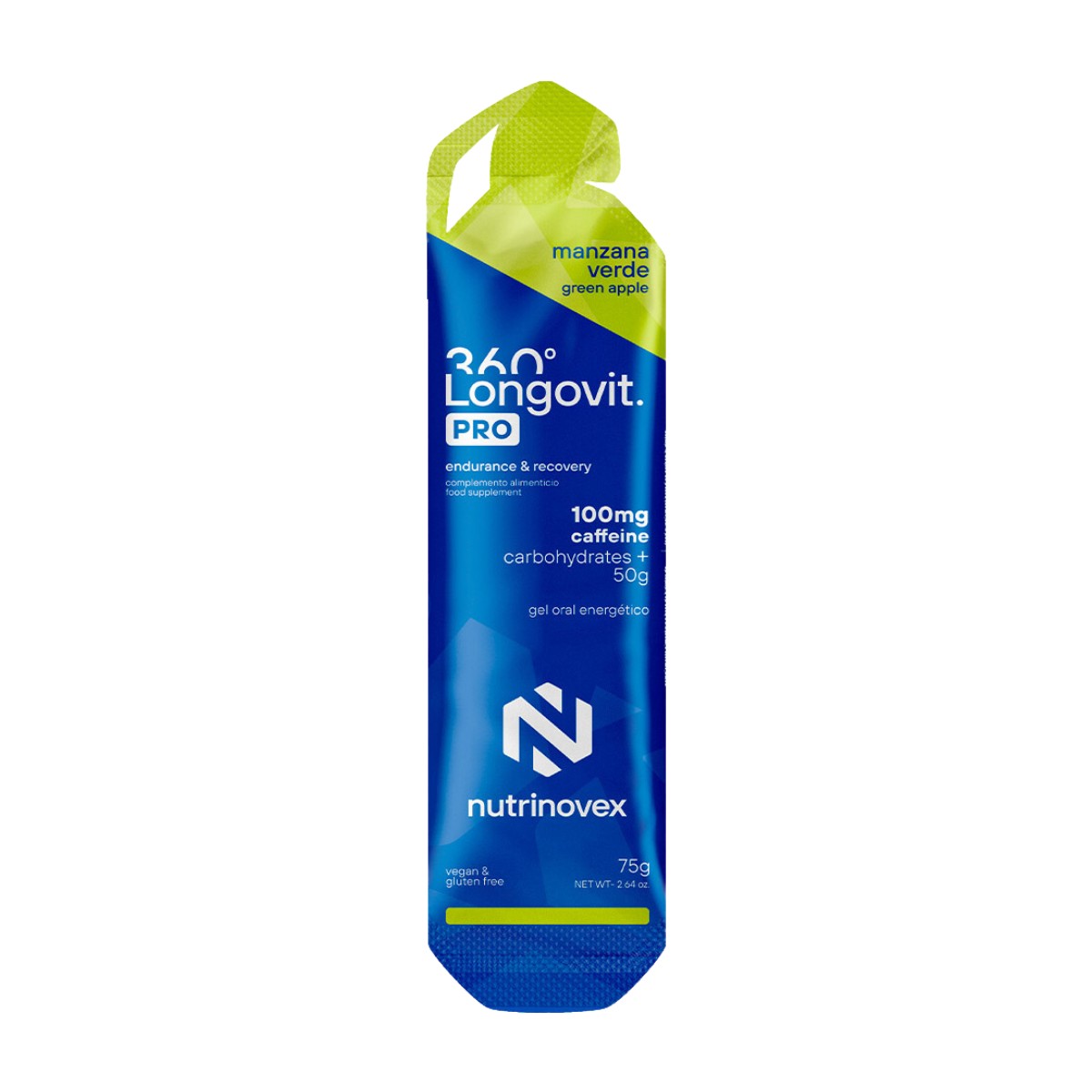 360 GR günstig Kaufen-Nutrinovex Gel Longovit 360 Geschmack Grüner Apfel. Nutrinovex Gel Longovit 360 Geschmack Grüner Apfel <![CDATA[Nutrinovex Gel Longovit 360 Grüner Apfelgeschmack
 Longovit 360 Gel ist ein Energiegel mit 30 g oder 50 g CHO zur progressiven Aufna