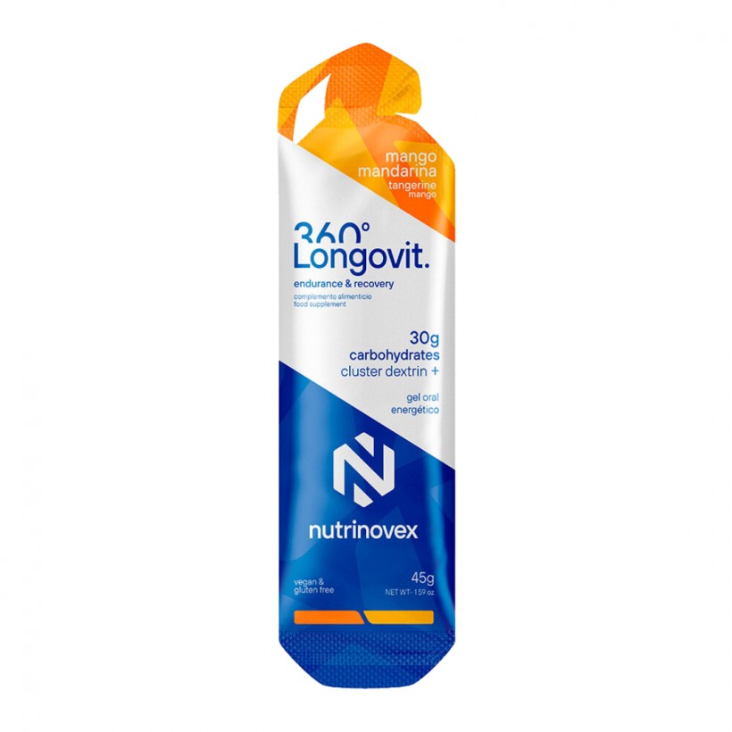 Gel Nutrinovex Longovit 360 Gusto Mango Mandarino