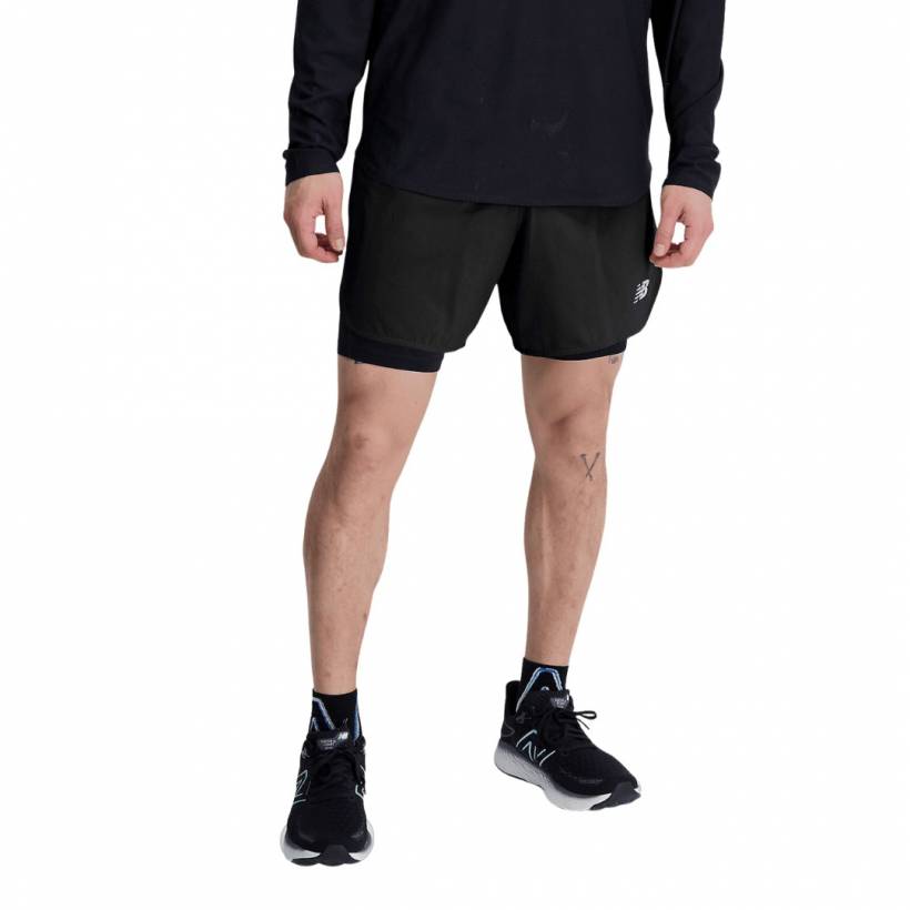 London Edition Graphic Impact 5 Short Blau