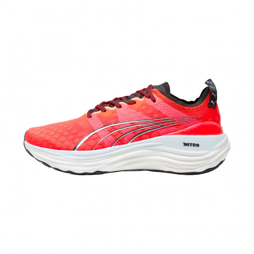 Puma ForeverRun Nitro Weiß Rosa Laufschuhe AW23 Damen