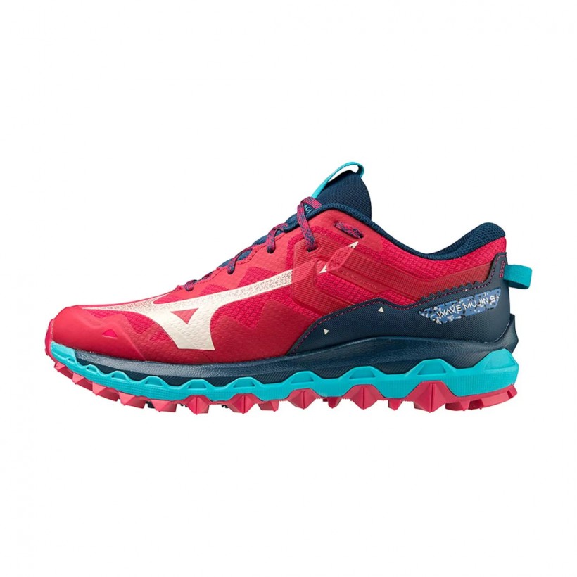 Tênis Mizuno Wave Mujin 9 Vermelho Azul  Mulher