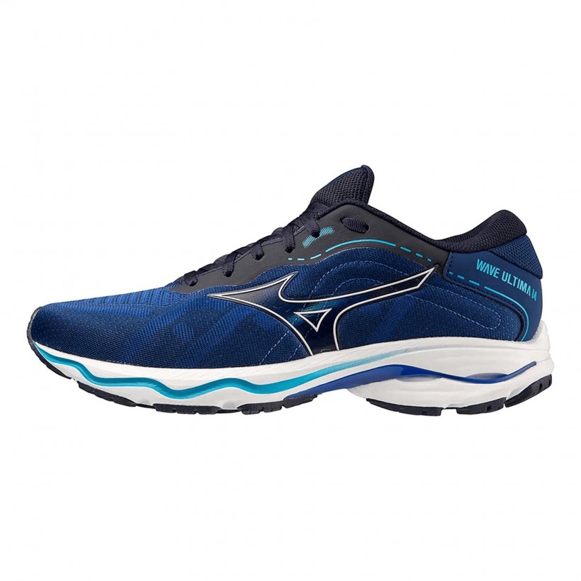 Mizuno Wave Ultima 14 Navy Blue White Shoes