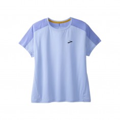 Brooks Sprint Free 2.0 Short Sleeve T-Shirt Blue Women
