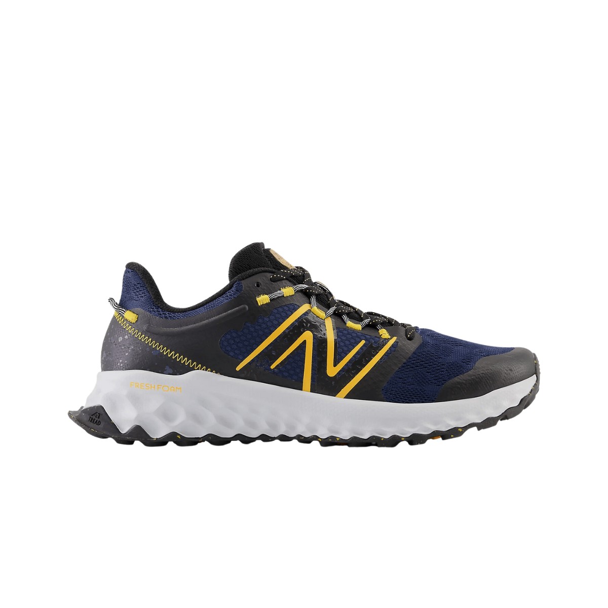 new balance scarpe fresh foam garo blu giallo, taglia 42,5 - eur nero uomo