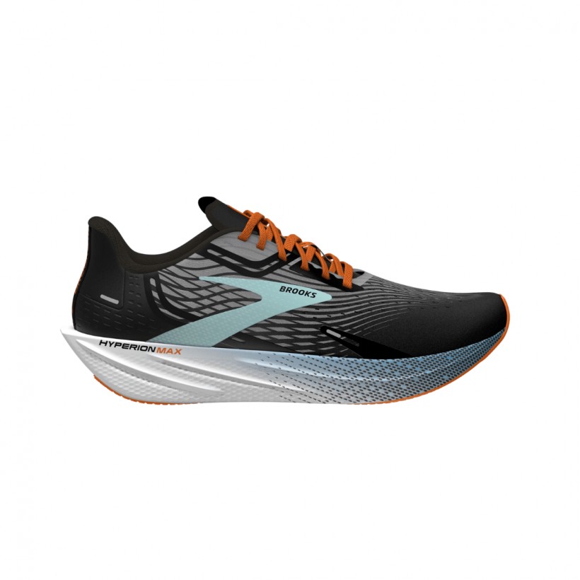 Brooks Hyperion Max Black Orange  Running Shoes