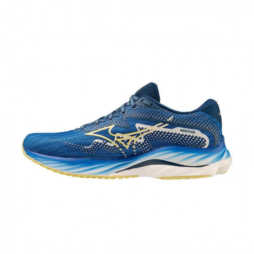 Mizuno Wave Rider 27 Blue Yellow