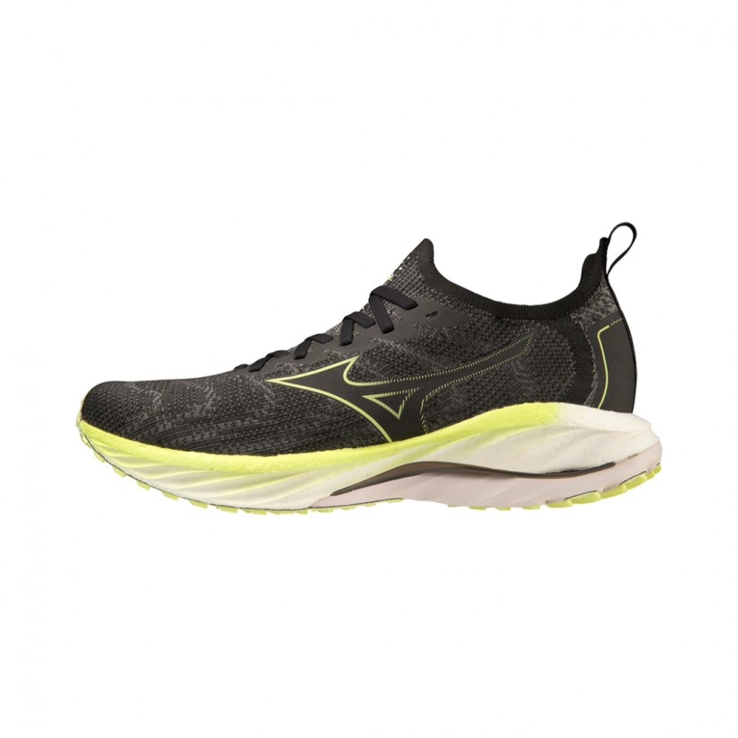Mizuno Wave Neo Wind Noir Jaune