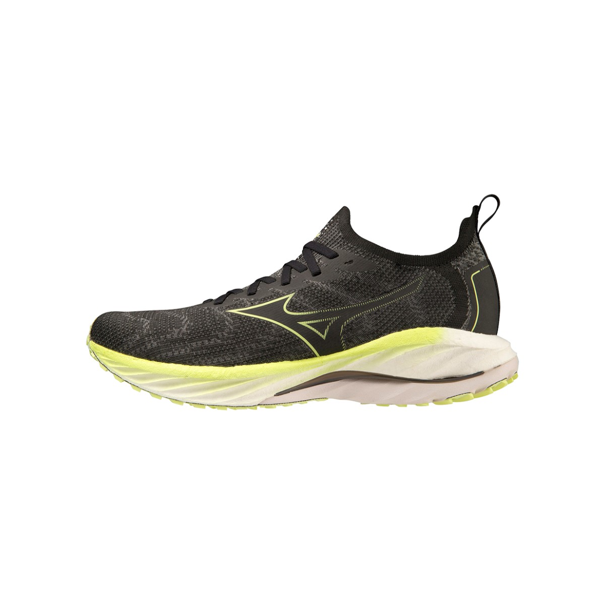 Zapatillas Mizuno Wave Neo Wind Negro Amarillo