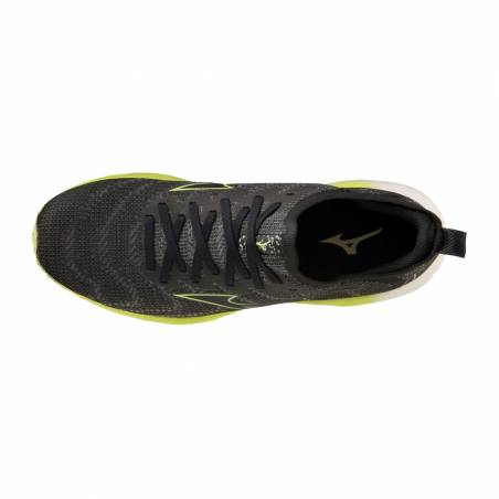 Zapatillas Mizuno Wave Neo Wind Negro Amarillo
