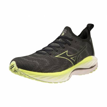 Zapatillas Mizuno Wave Neo Wind Negro Amarillo